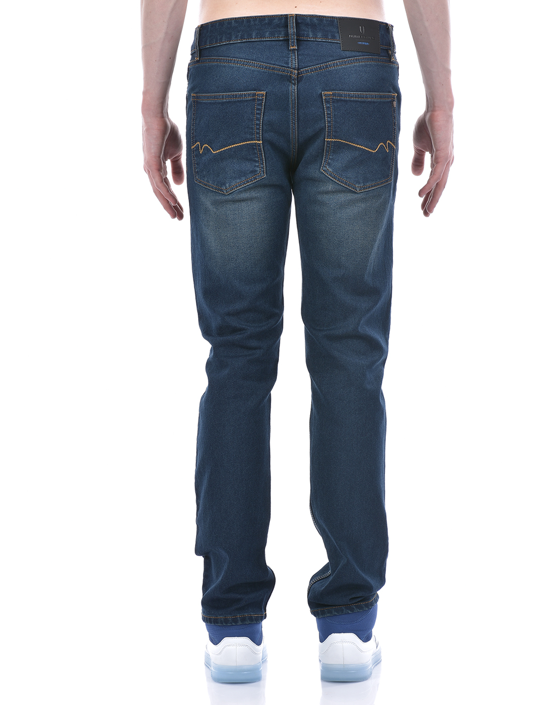 Numero Uno Men Solid Blue Jeans